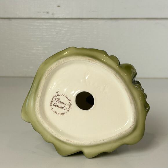 Vintage Florence Ceramics of Pasadena CA Semi Porcelain Sarah Figurine 7.5" tall - Picture 7 of 7